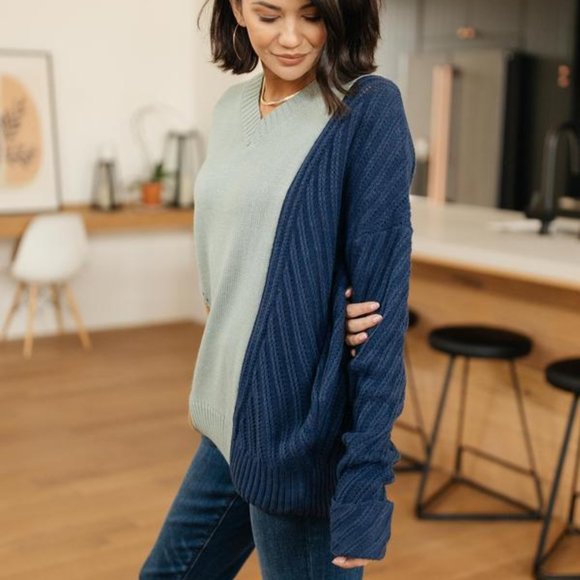 Copy of A Sweater With Colors in Mint - Picture 5 of 5